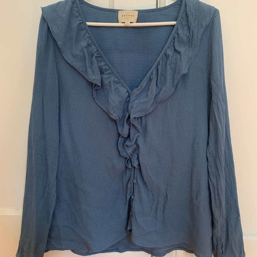 Sezane Priscilla silk blouse - Picture 3 of 5